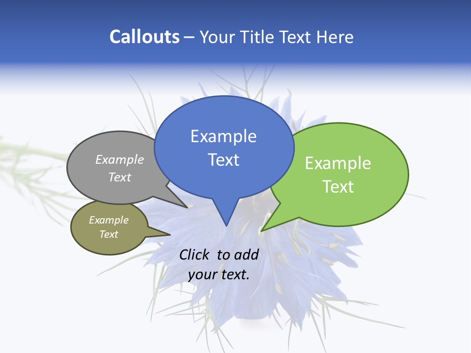 Caraway Flora Spice PowerPoint Template