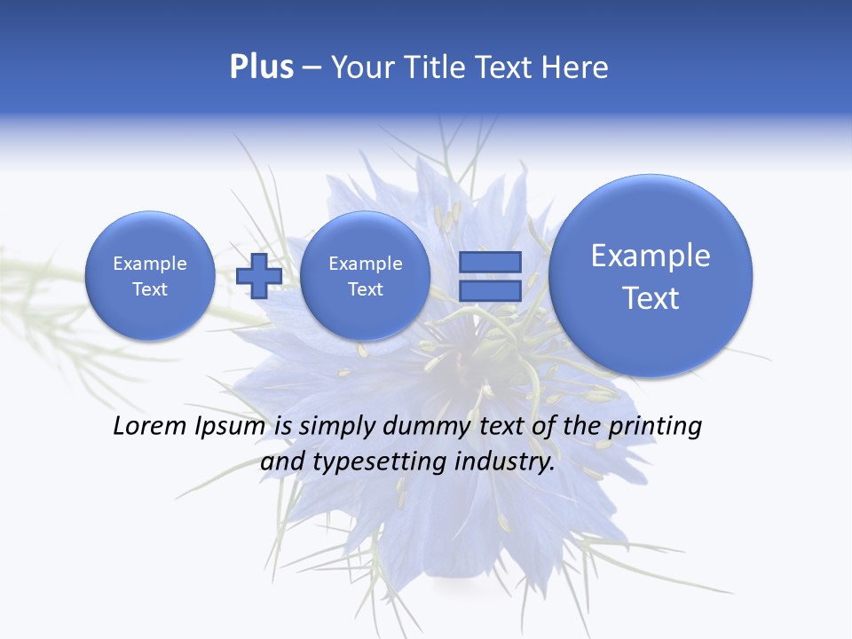 Caraway Flora Spice PowerPoint Template