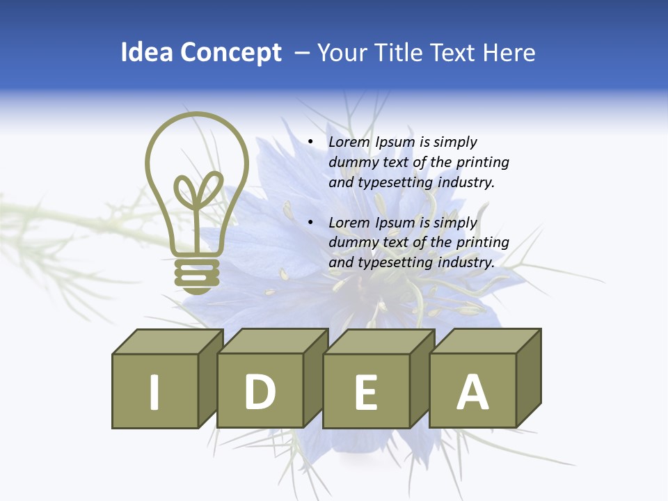 Caraway Flora Spice PowerPoint Template