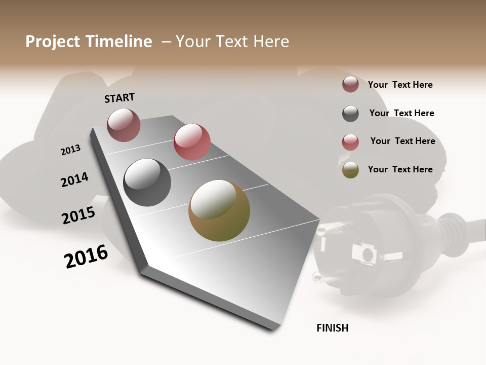 Hard Coal Fire Place Fire PowerPoint Template