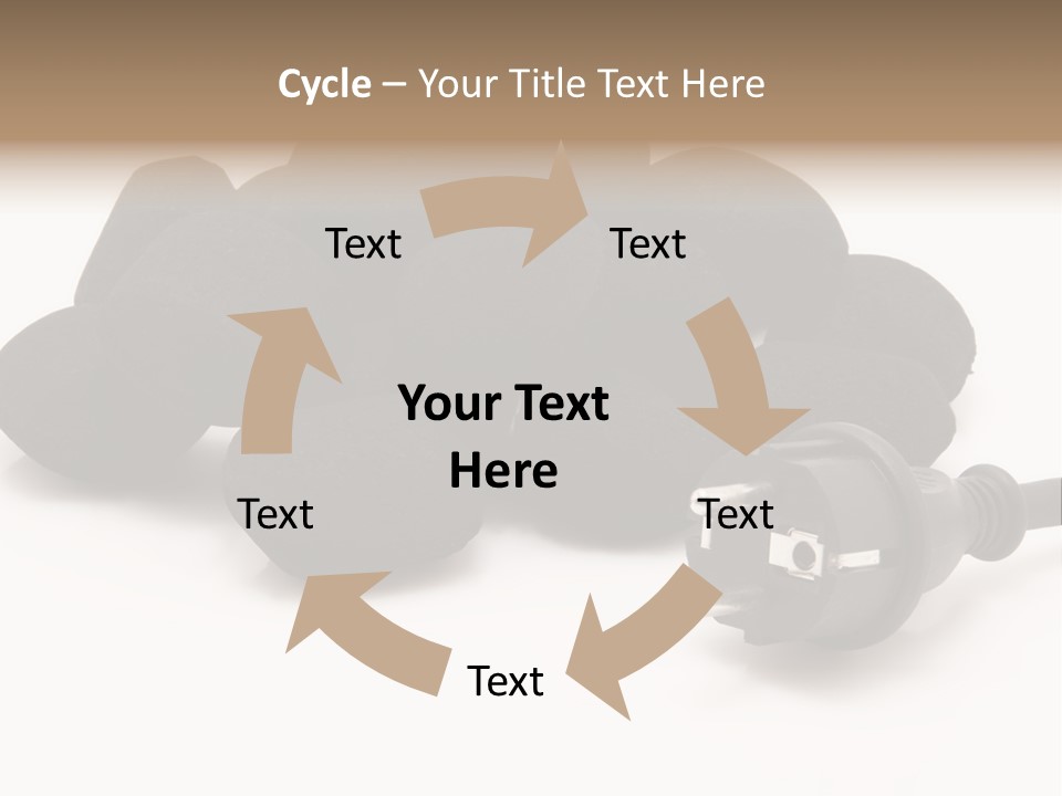 Hard Coal Fire Place Fire PowerPoint Template