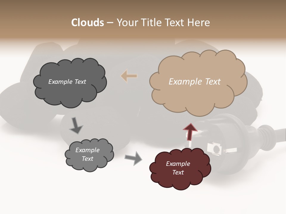 Hard Coal Fire Place Fire PowerPoint Template