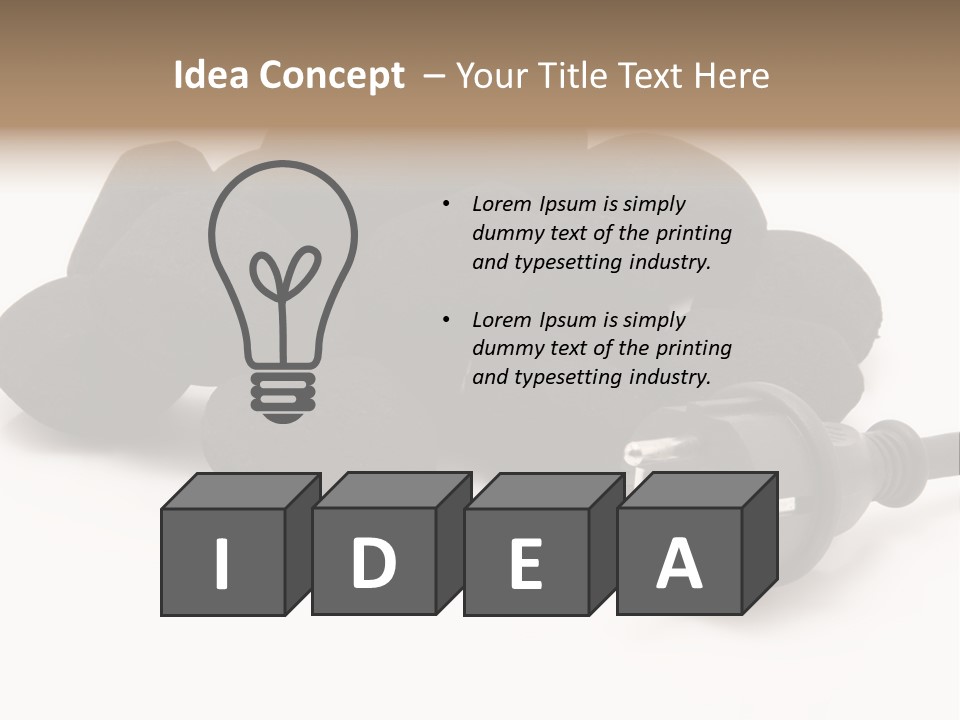 Hard Coal Fire Place Fire PowerPoint Template