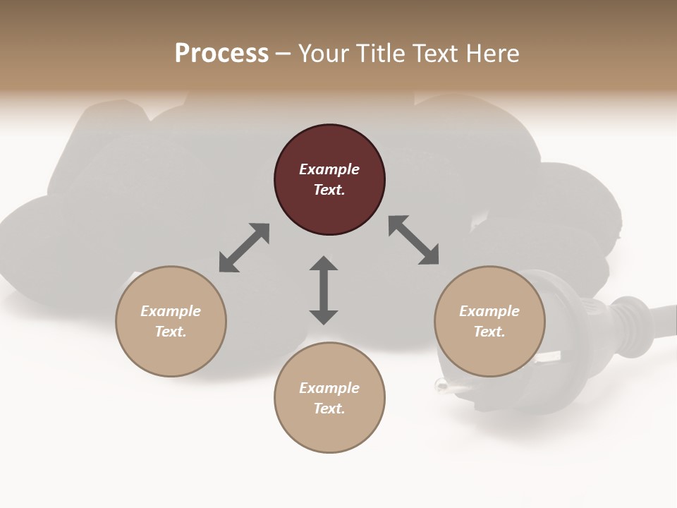 Hard Coal Fire Place Fire PowerPoint Template