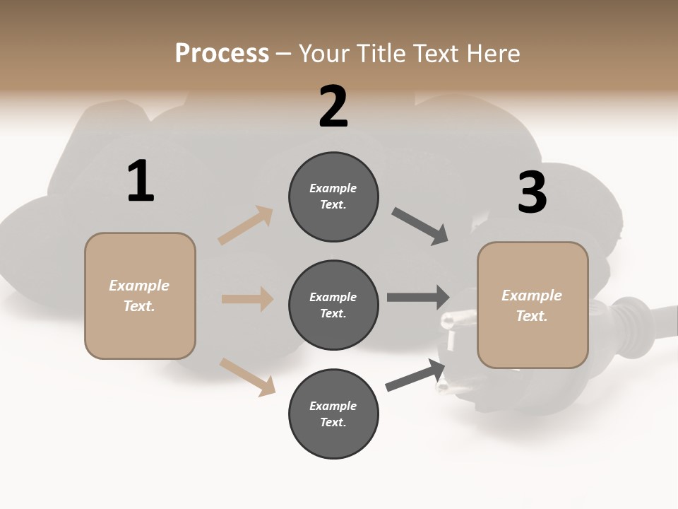 Hard Coal Fire Place Fire PowerPoint Template