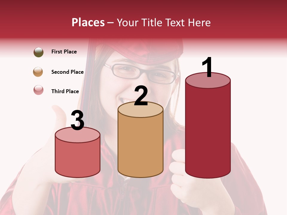 Gesture Teen Intelligent PowerPoint Template