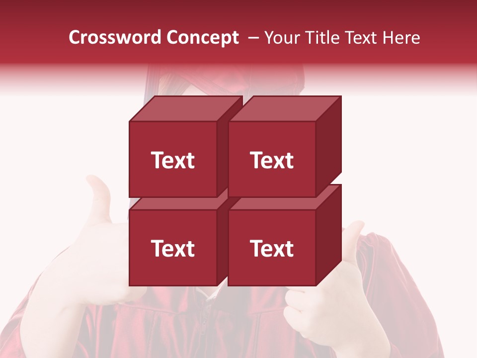 Gesture Teen Intelligent PowerPoint Template