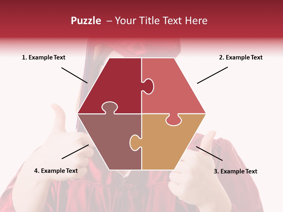 Gesture Teen Intelligent PowerPoint Template