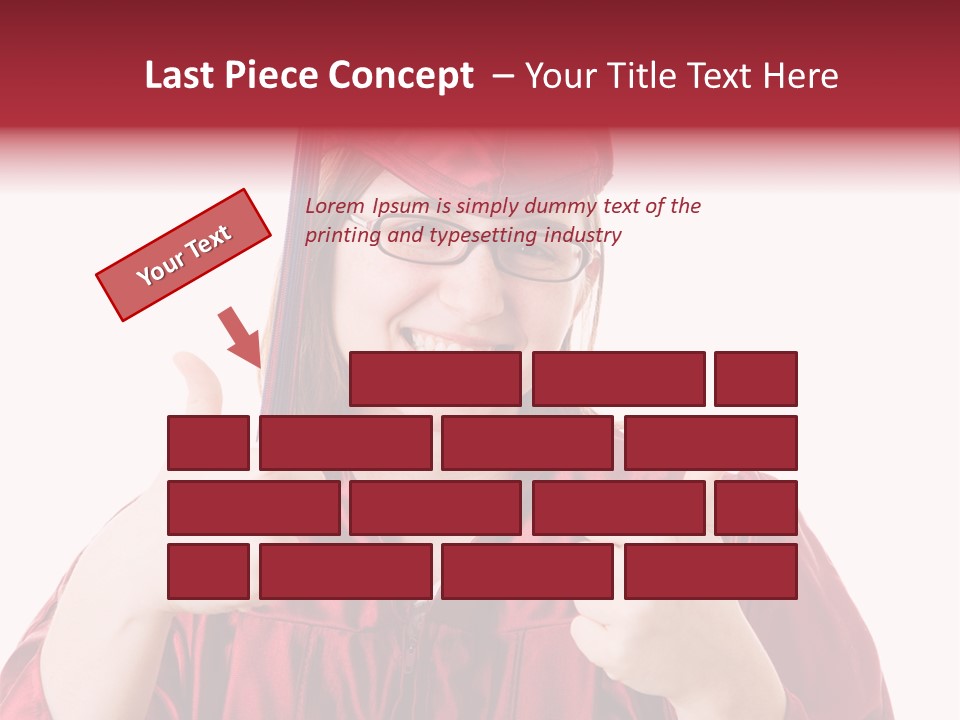Gesture Teen Intelligent PowerPoint Template
