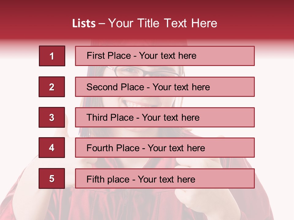 Gesture Teen Intelligent PowerPoint Template
