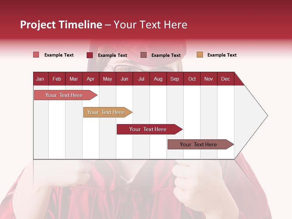 Gesture Teen Intelligent PowerPoint Template