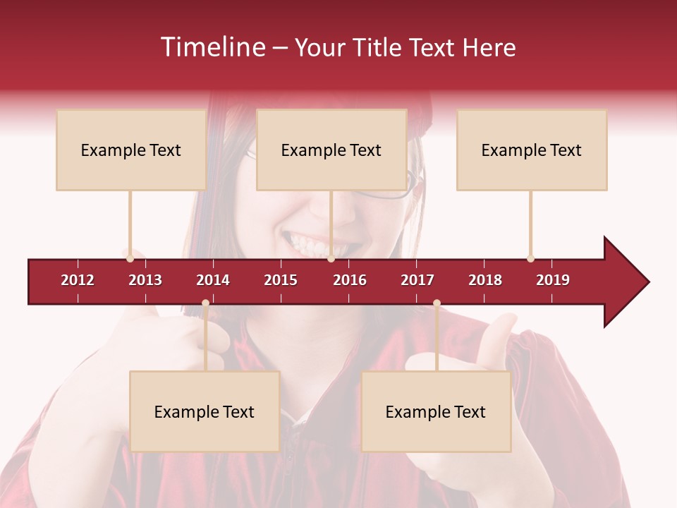 Gesture Teen Intelligent PowerPoint Template