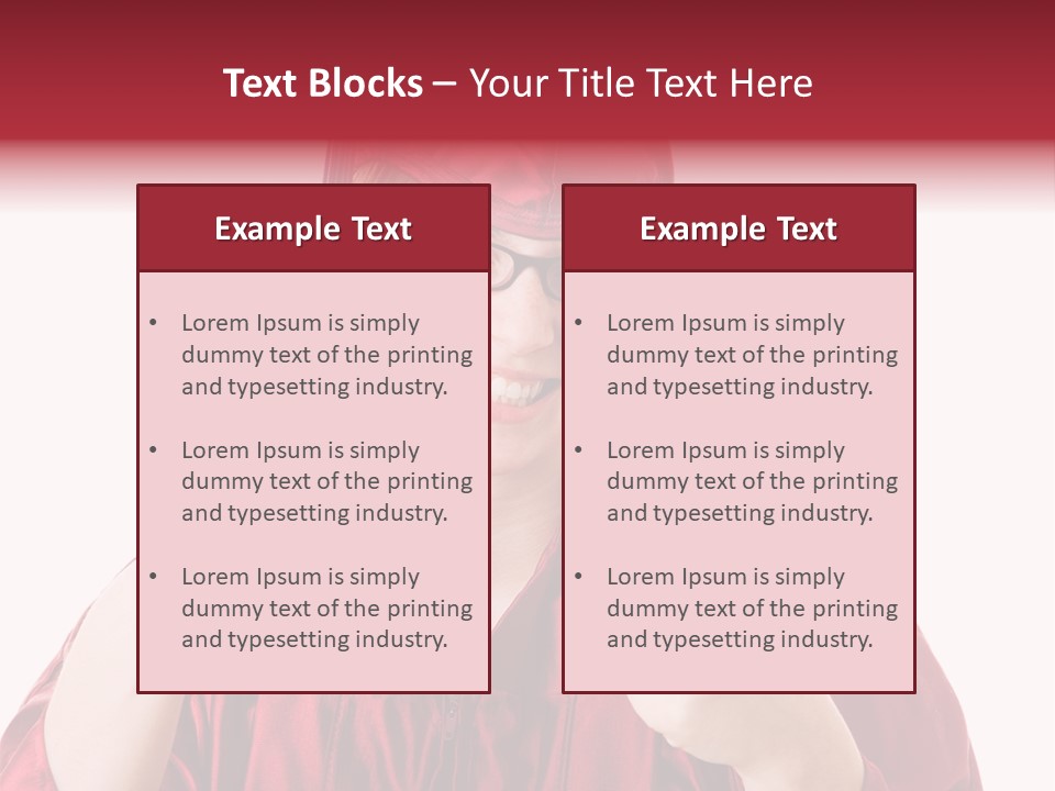 Gesture Teen Intelligent PowerPoint Template