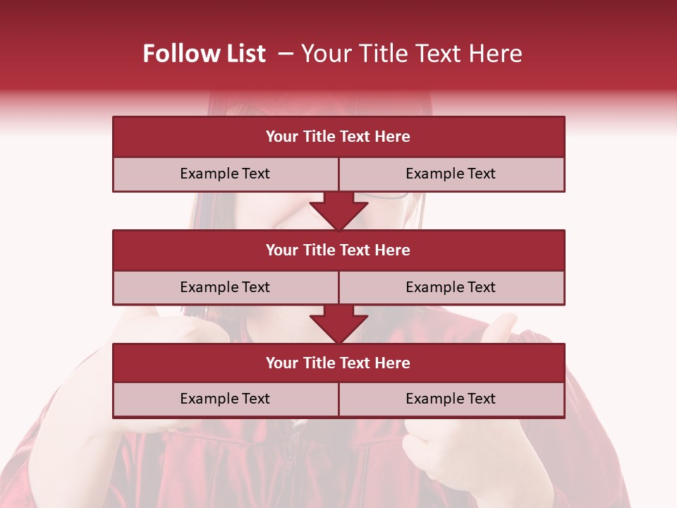 Gesture Teen Intelligent PowerPoint Template