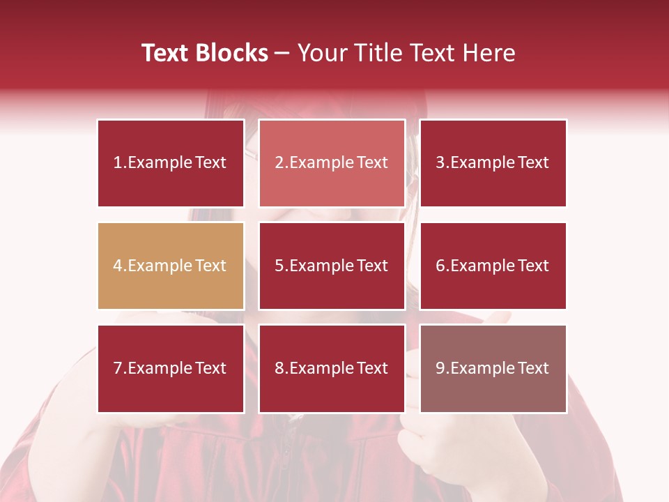 Gesture Teen Intelligent PowerPoint Template