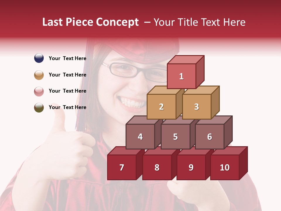 Gesture Teen Intelligent PowerPoint Template