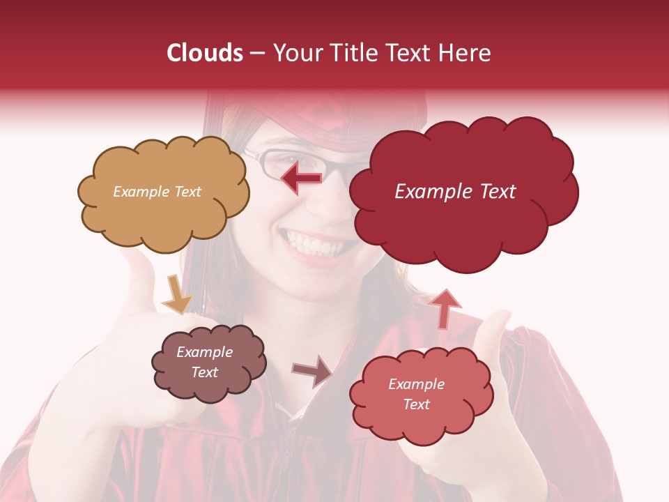 Gesture Teen Intelligent PowerPoint Template