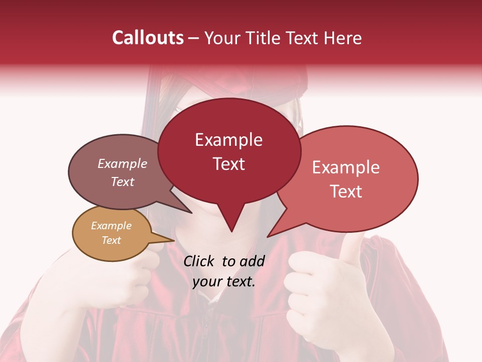 Gesture Teen Intelligent PowerPoint Template