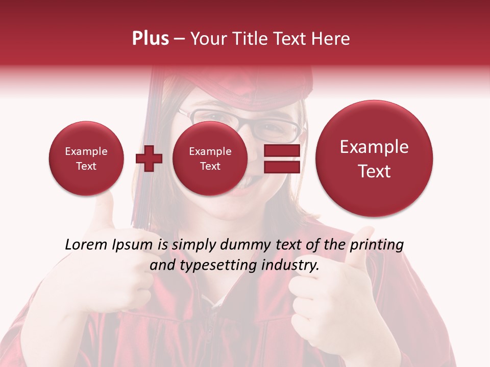 Gesture Teen Intelligent PowerPoint Template