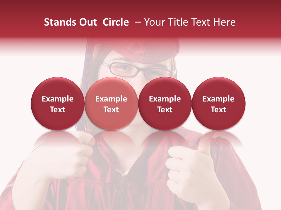 Gesture Teen Intelligent PowerPoint Template