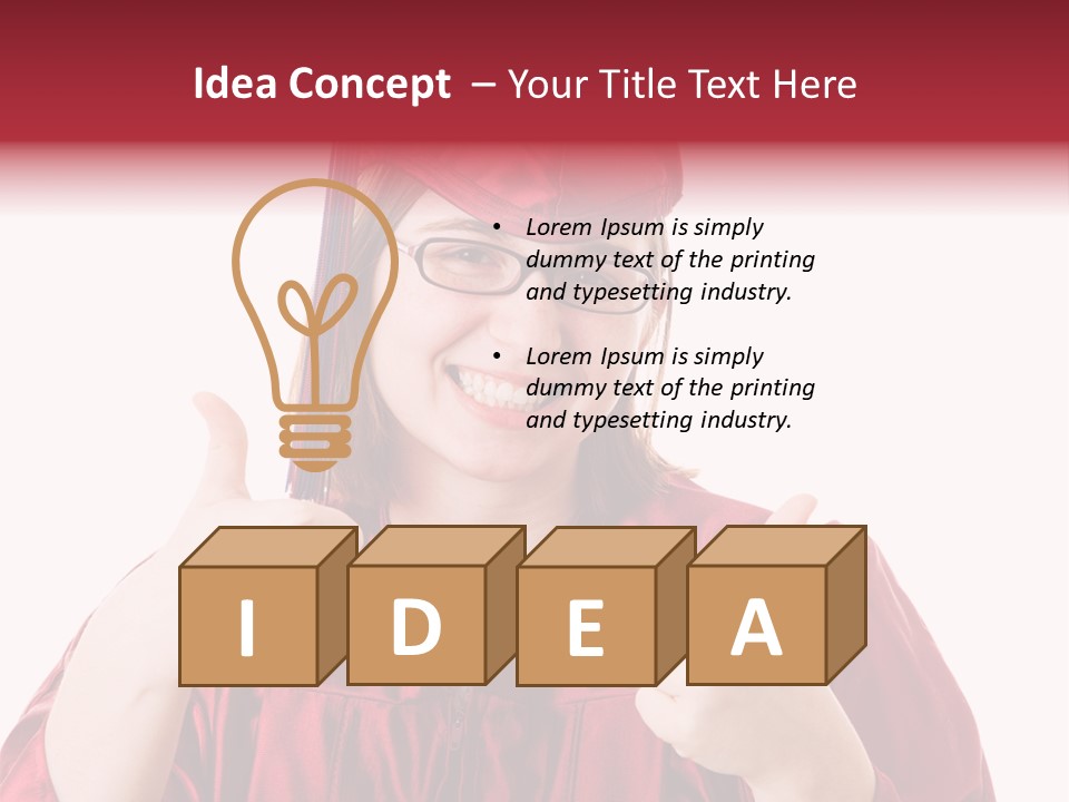 Gesture Teen Intelligent PowerPoint Template