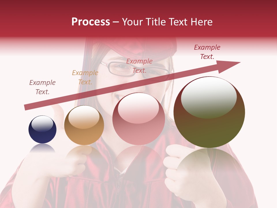 Gesture Teen Intelligent PowerPoint Template