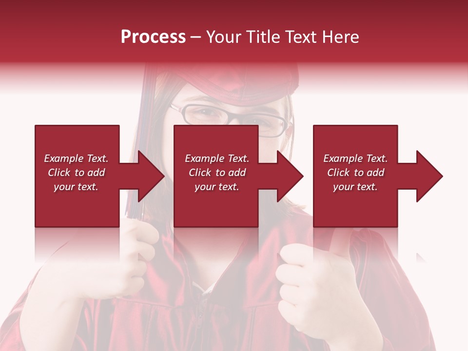 Gesture Teen Intelligent PowerPoint Template