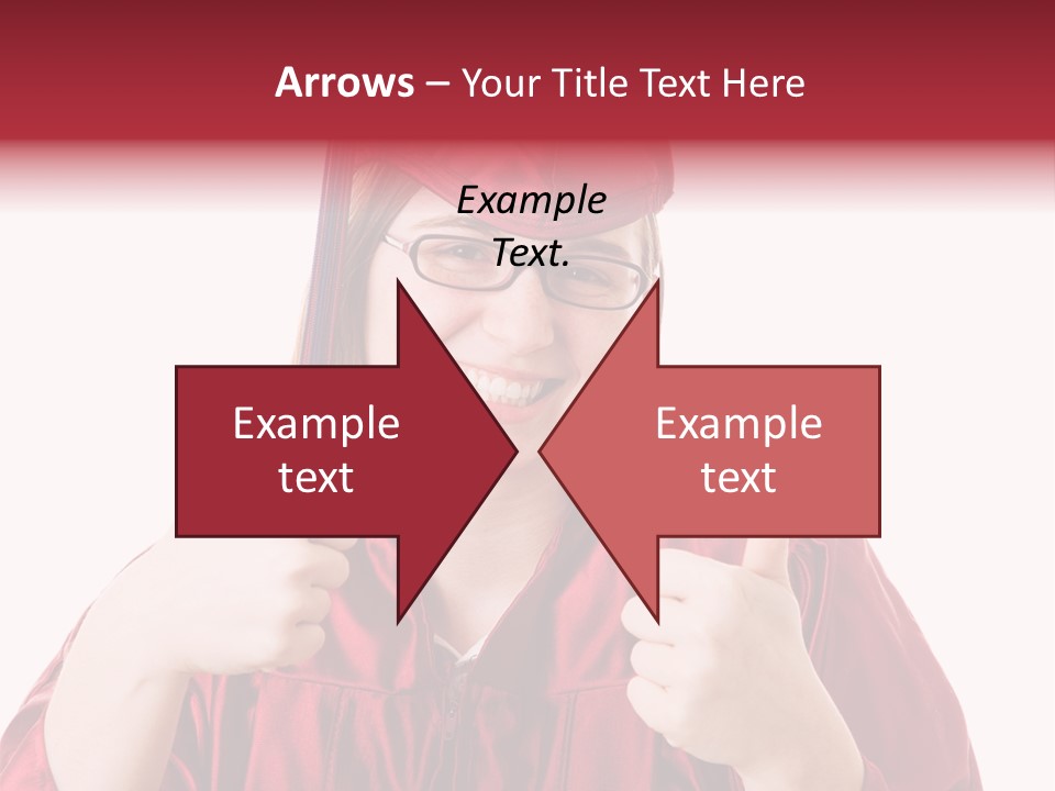 Gesture Teen Intelligent PowerPoint Template