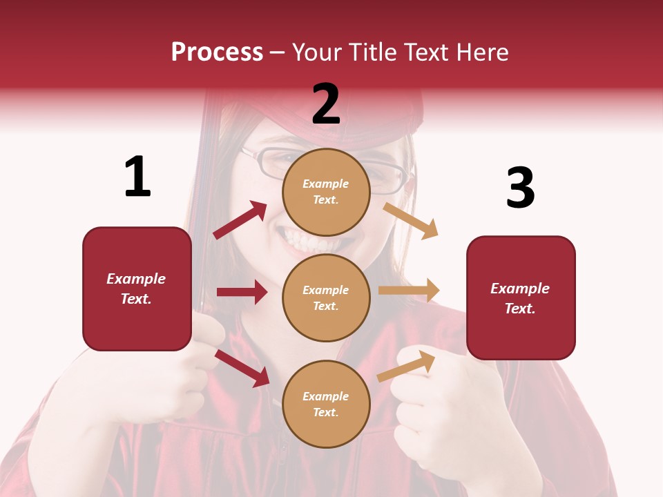 Gesture Teen Intelligent PowerPoint Template