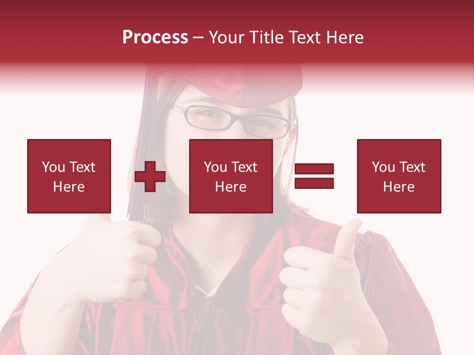 Gesture Teen Intelligent PowerPoint Template