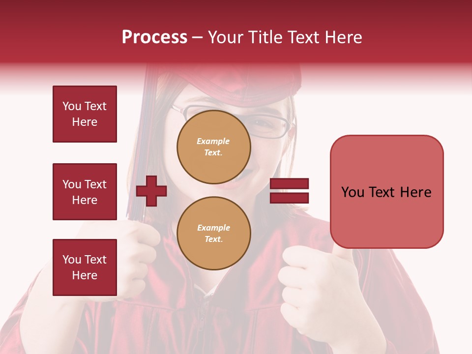 Gesture Teen Intelligent PowerPoint Template
