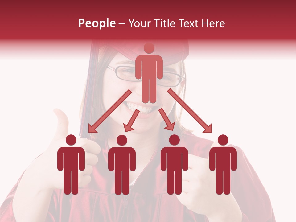 Gesture Teen Intelligent PowerPoint Template