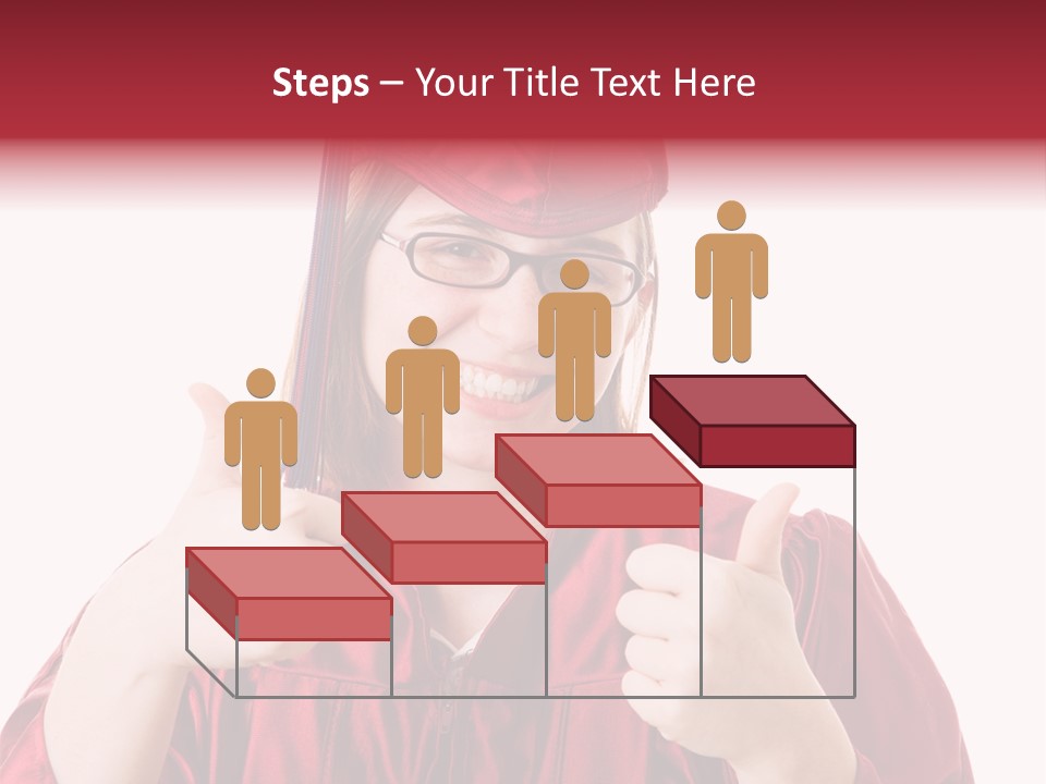 Gesture Teen Intelligent PowerPoint Template