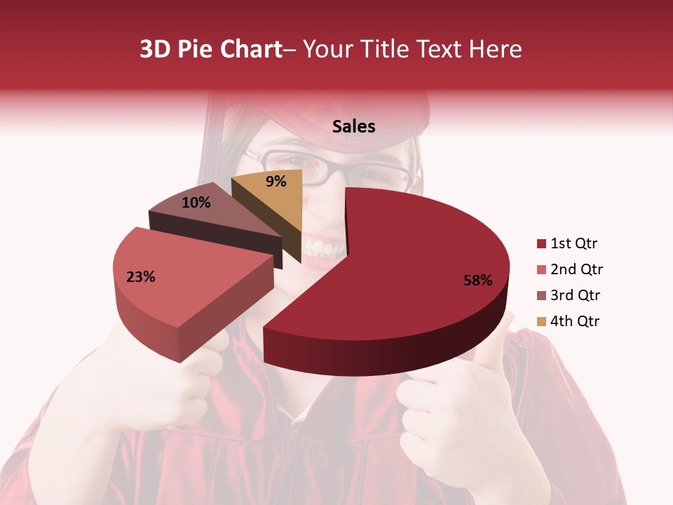 Gesture Teen Intelligent PowerPoint Template