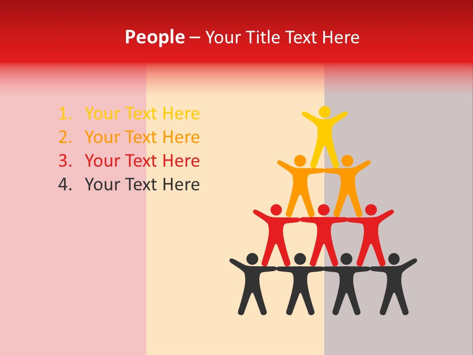 National Flag Folds Patriot PowerPoint Template