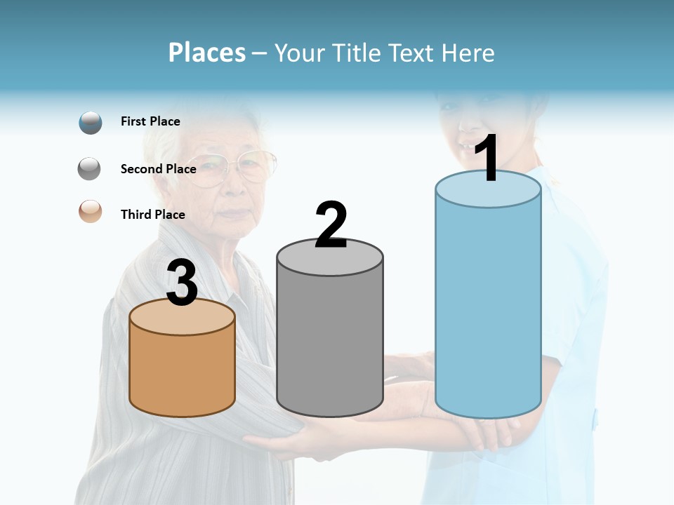 Adult Cute Person PowerPoint Template