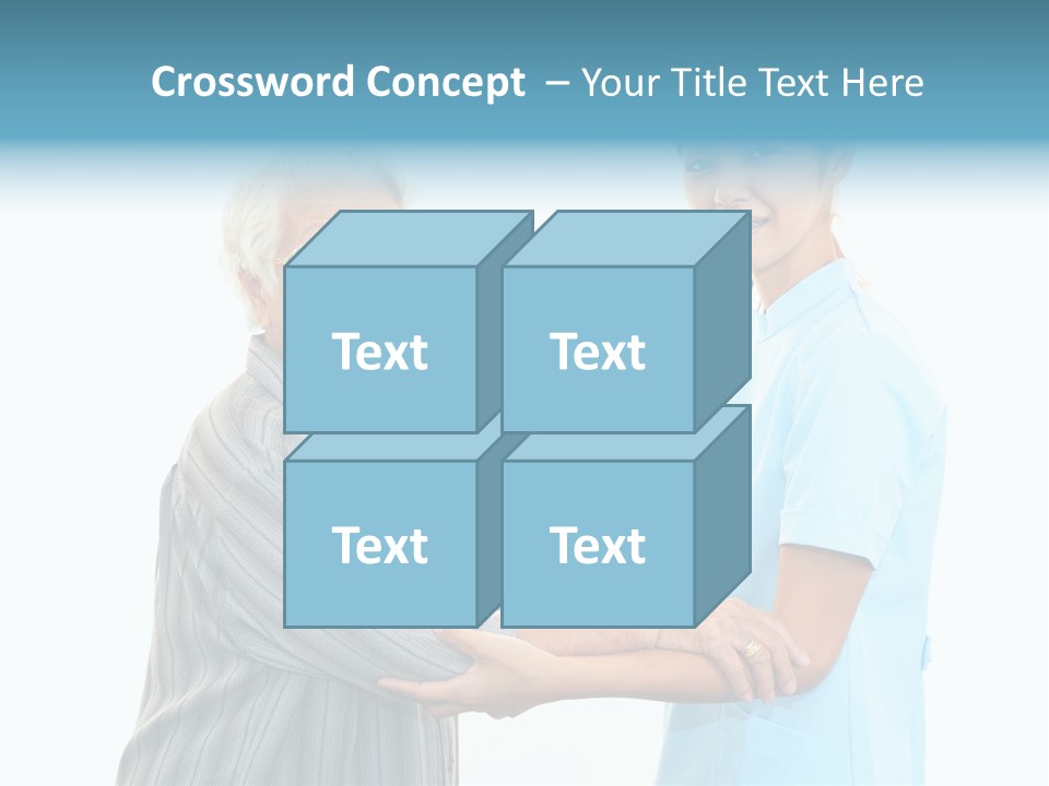 Adult Cute Person PowerPoint Template