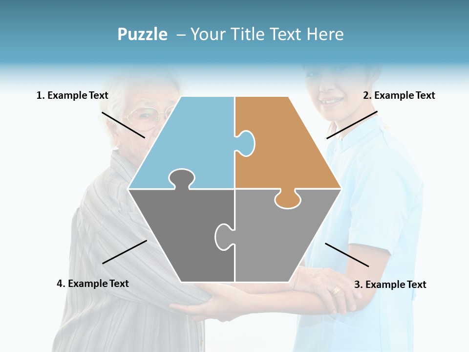 Adult Cute Person PowerPoint Template