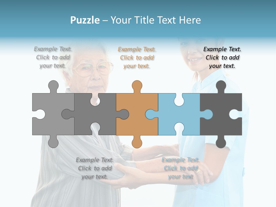 Adult Cute Person PowerPoint Template