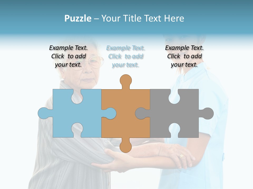 Adult Cute Person PowerPoint Template