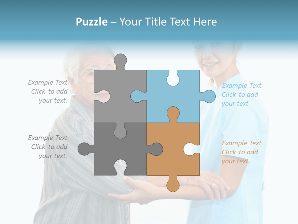 Adult Cute Person PowerPoint Template