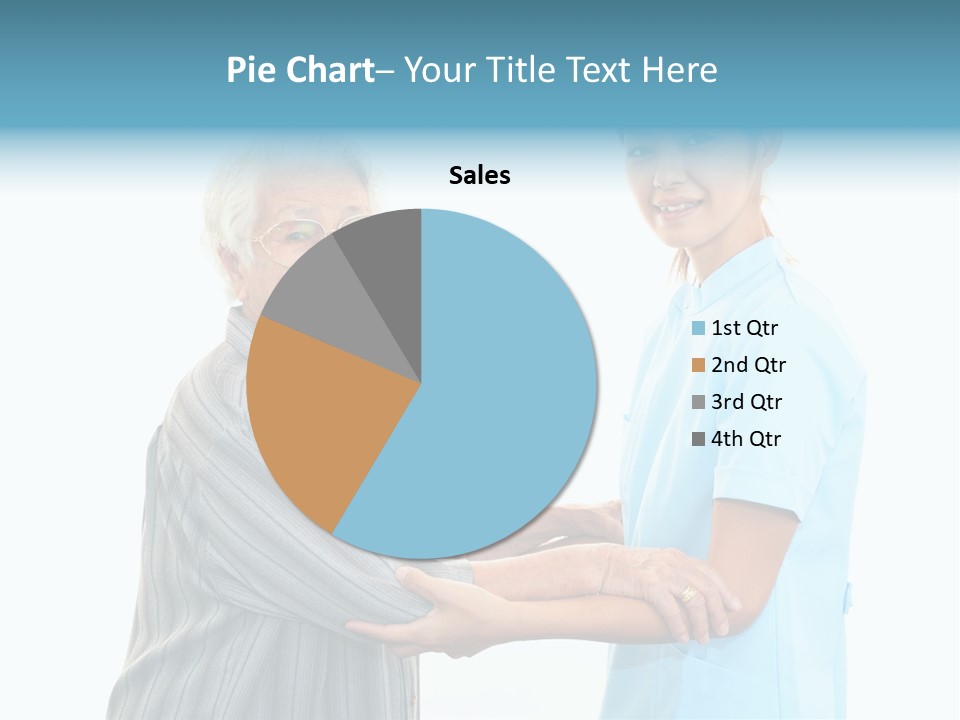 Adult Cute Person PowerPoint Template