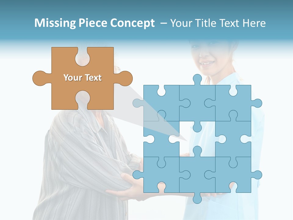 Adult Cute Person PowerPoint Template