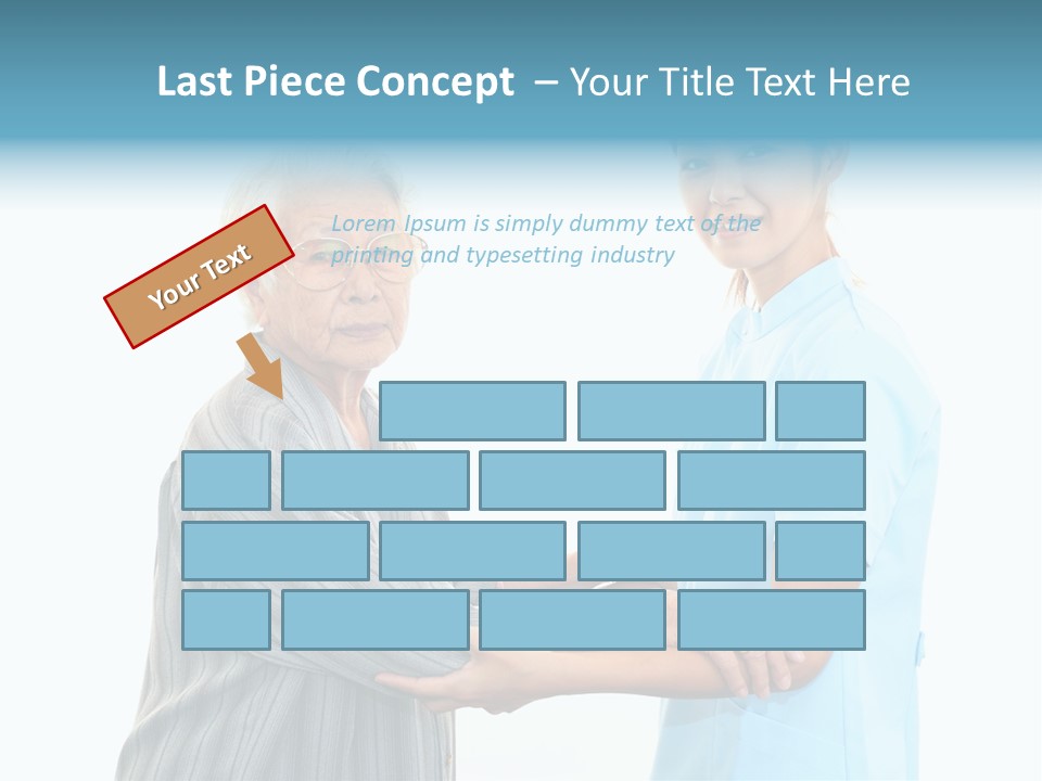 Adult Cute Person PowerPoint Template