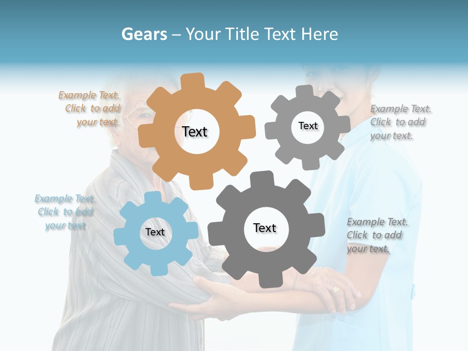 Adult Cute Person PowerPoint Template