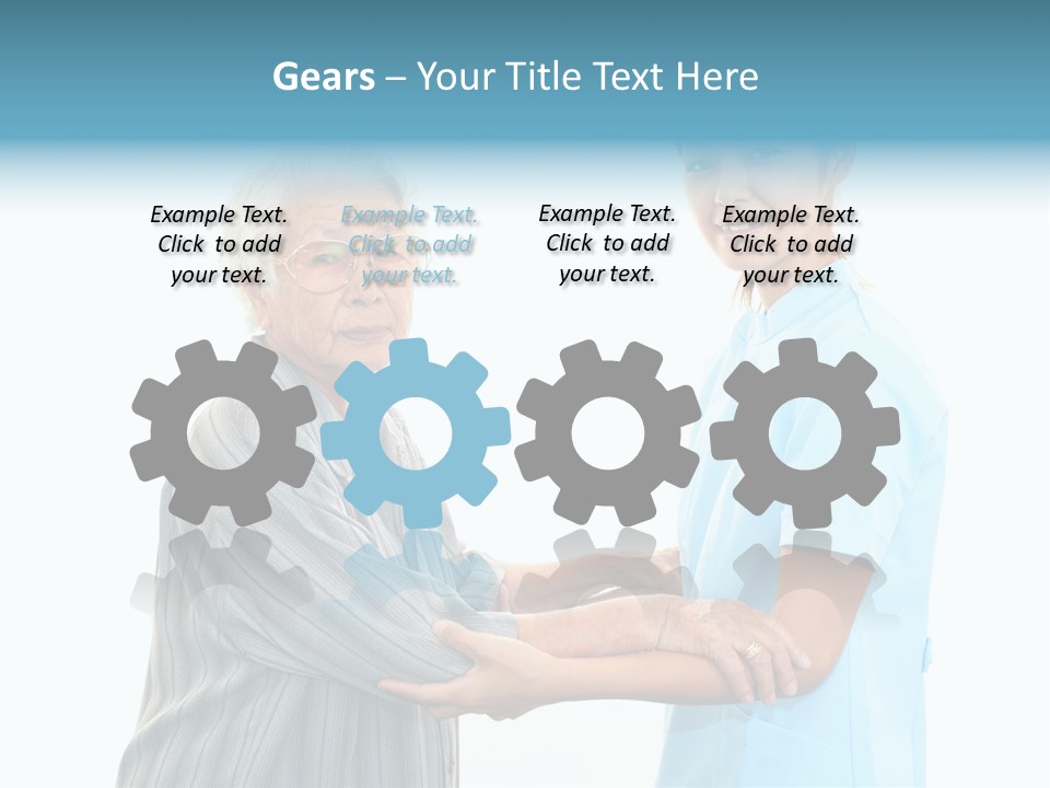 Adult Cute Person PowerPoint Template