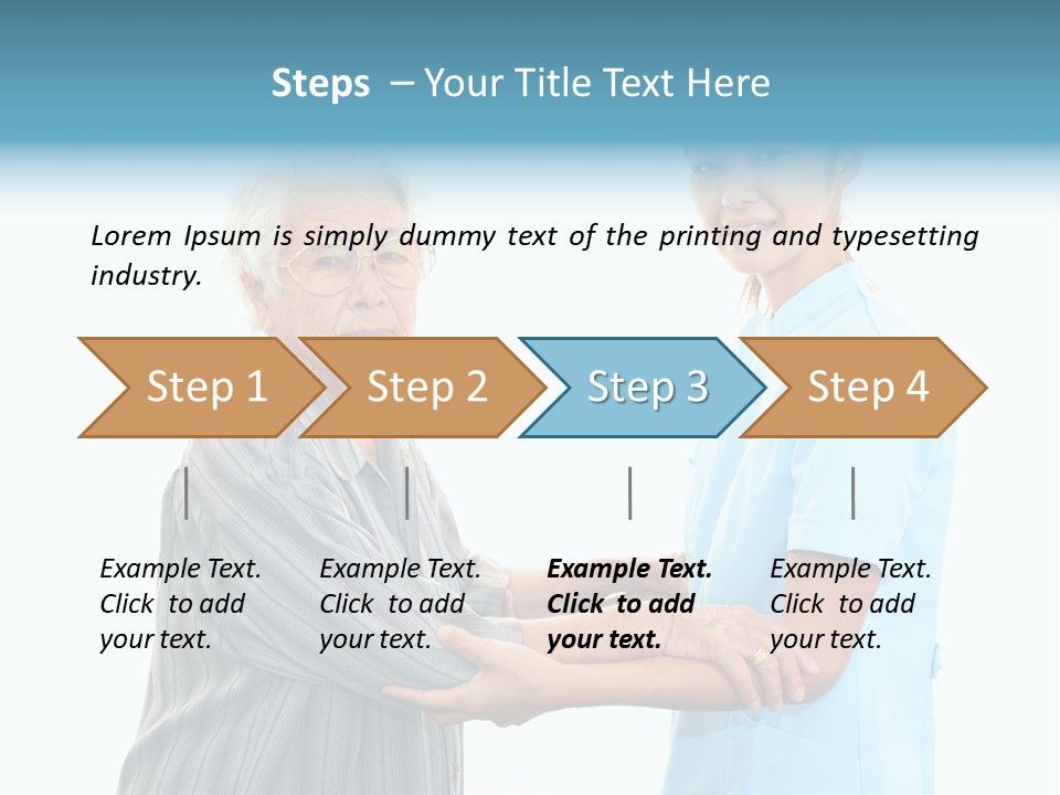 Adult Cute Person PowerPoint Template