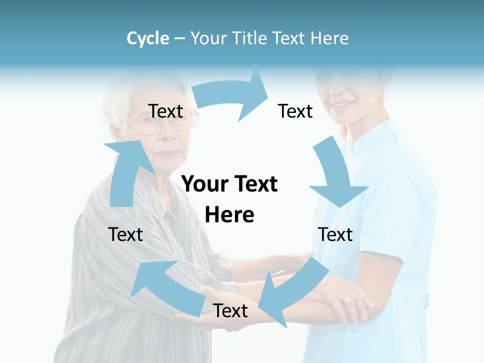 Adult Cute Person PowerPoint Template