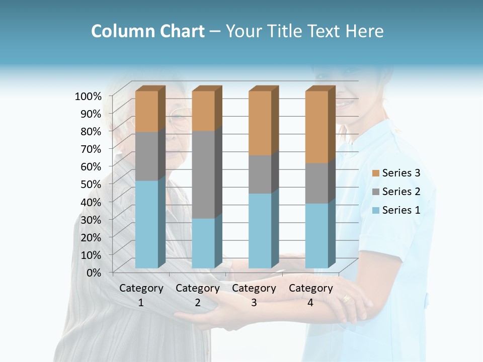 Adult Cute Person PowerPoint Template