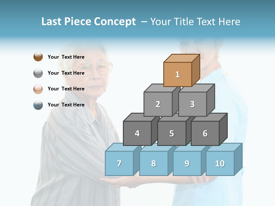 Adult Cute Person PowerPoint Template